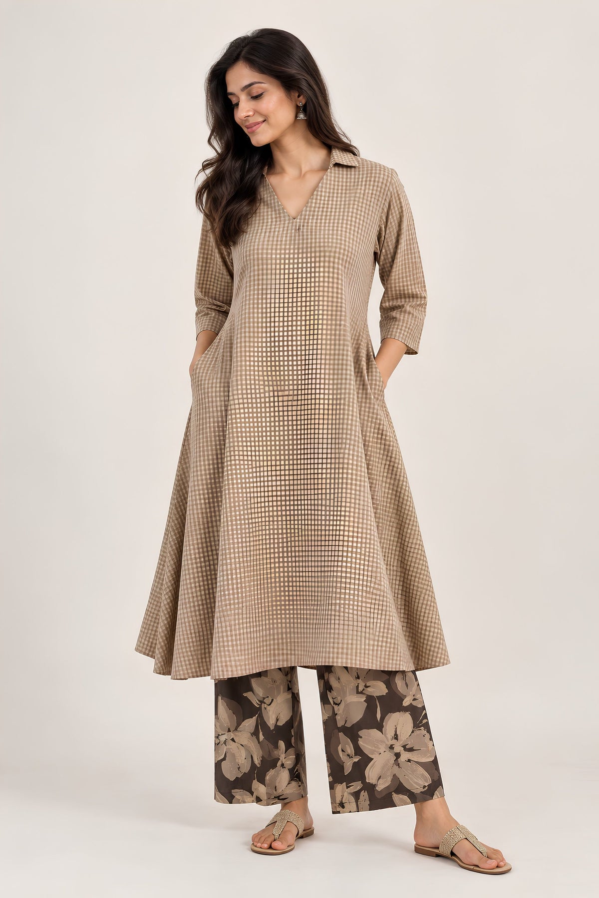 Almond Bloom Kurta Set