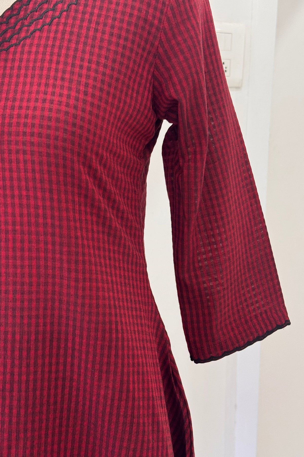 Cranberry Kurta Set