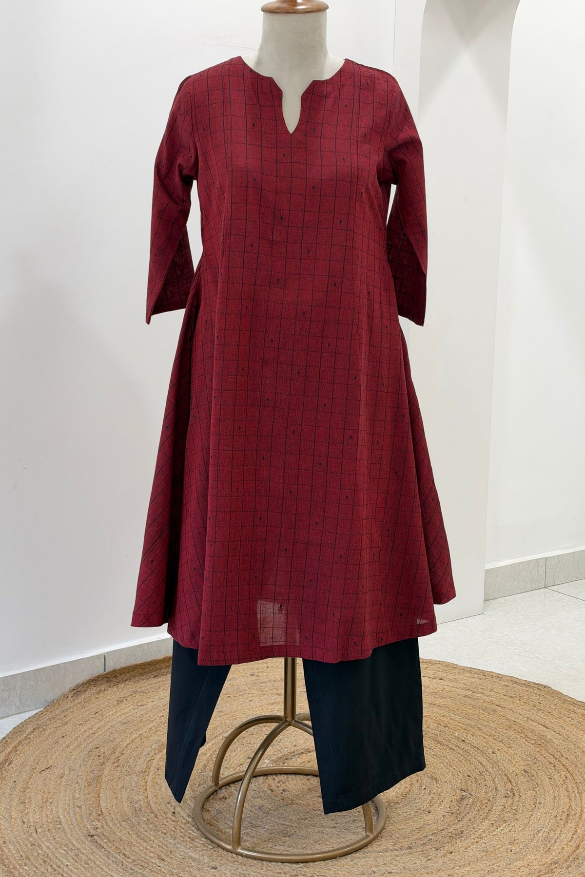 Crimson Kurta Set