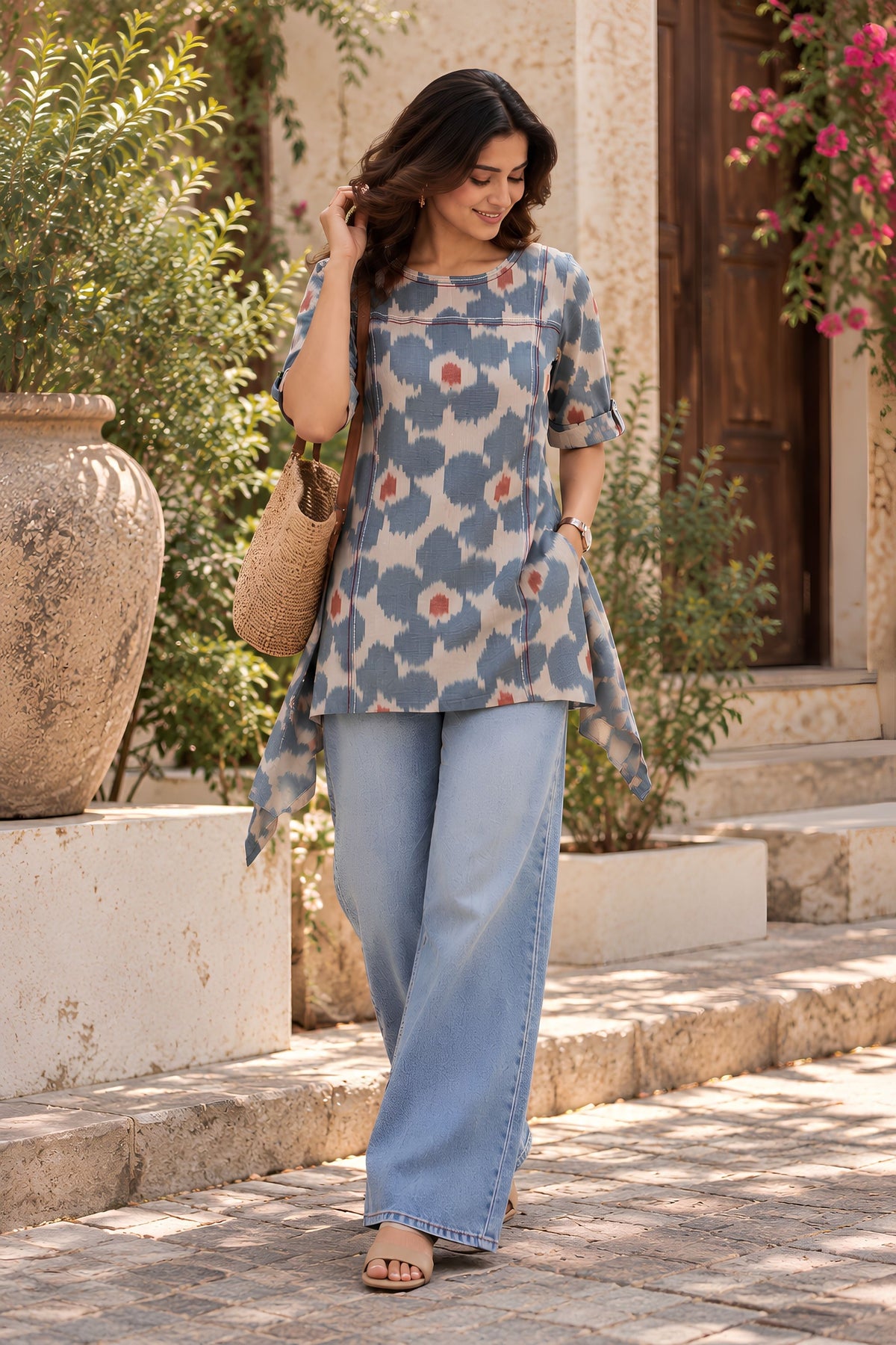 Meadow Ikat Top