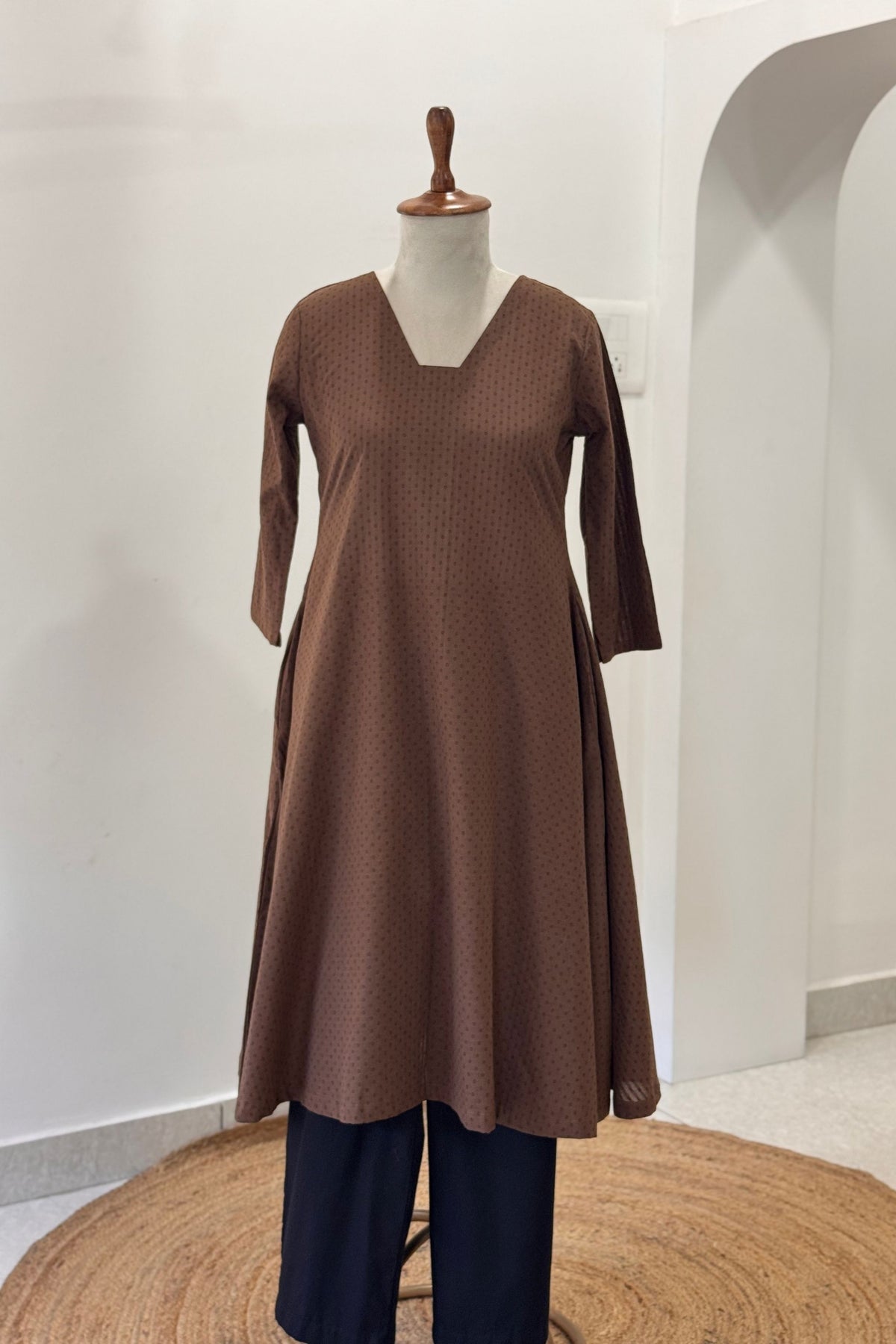 Mocha Muse Kurta Set