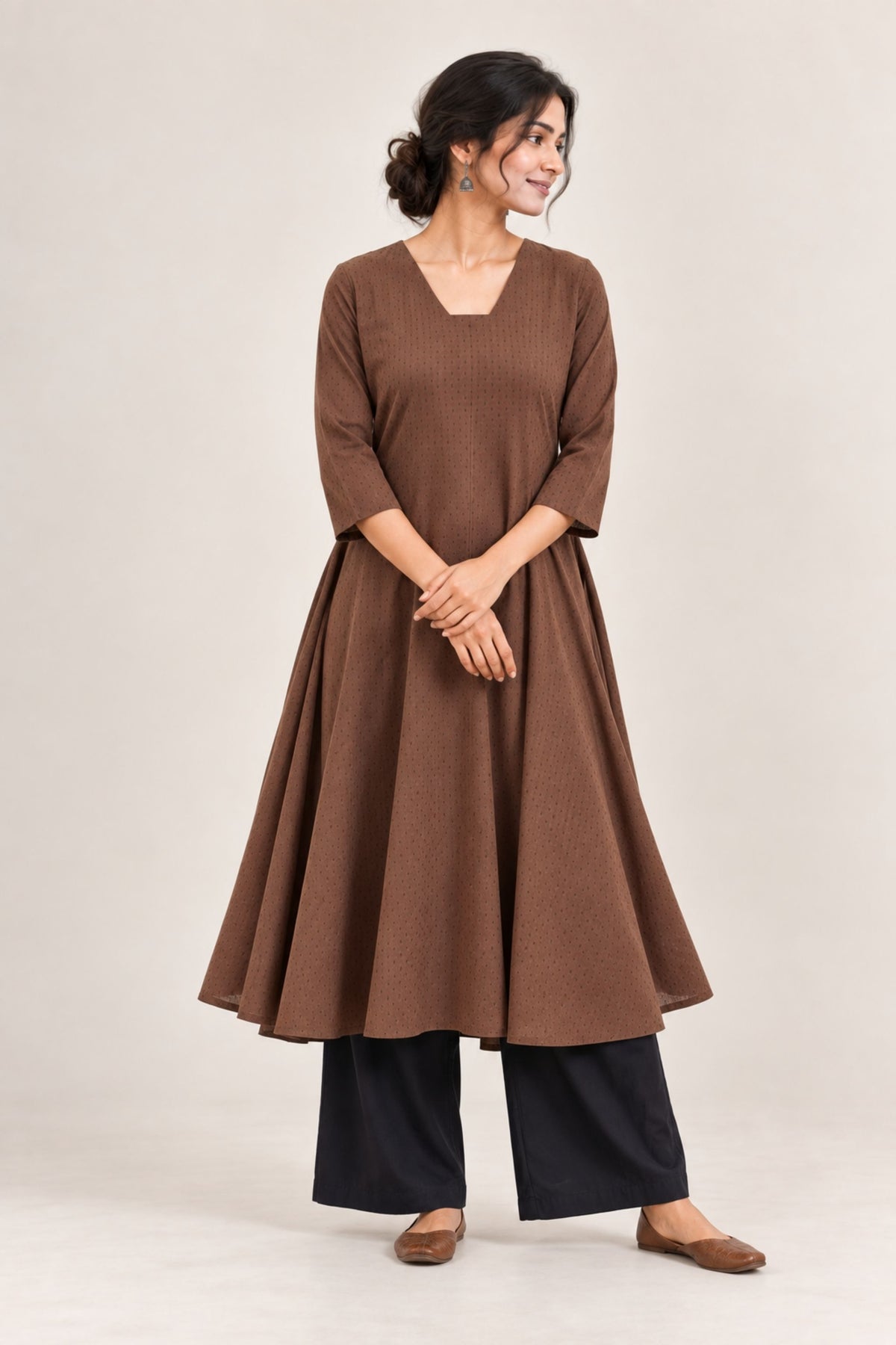 Mocha Muse Kurta Set