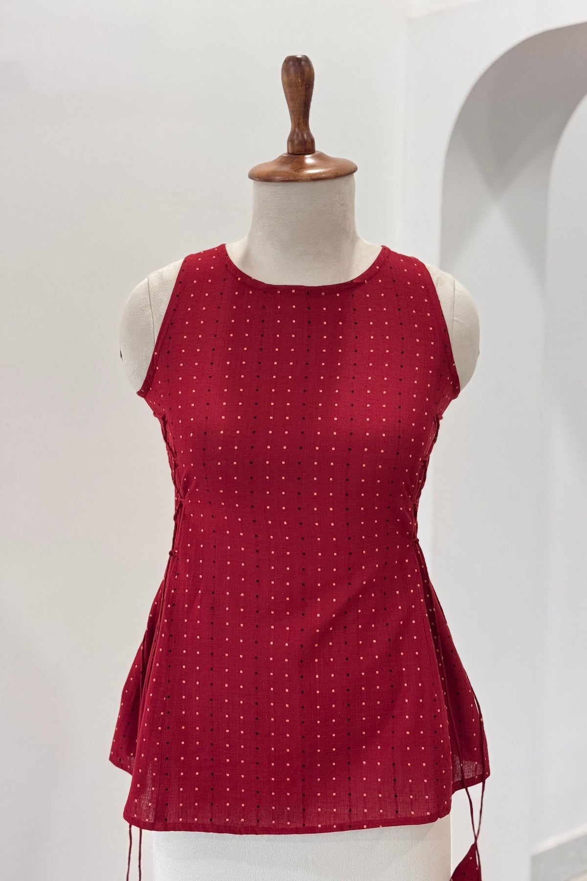 Poppy Jacquard Short Top