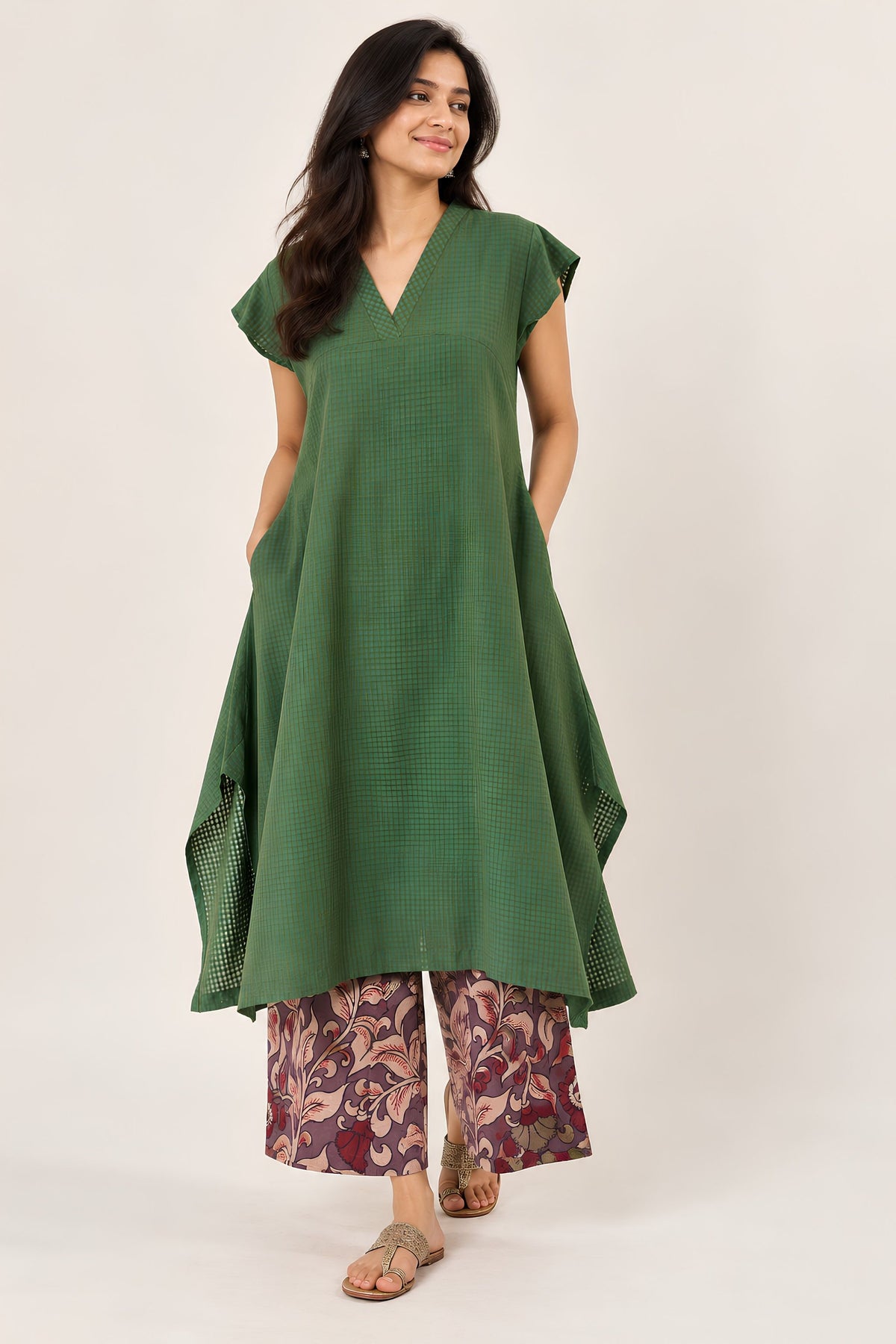 Sagewood Cotton Kurta Set
